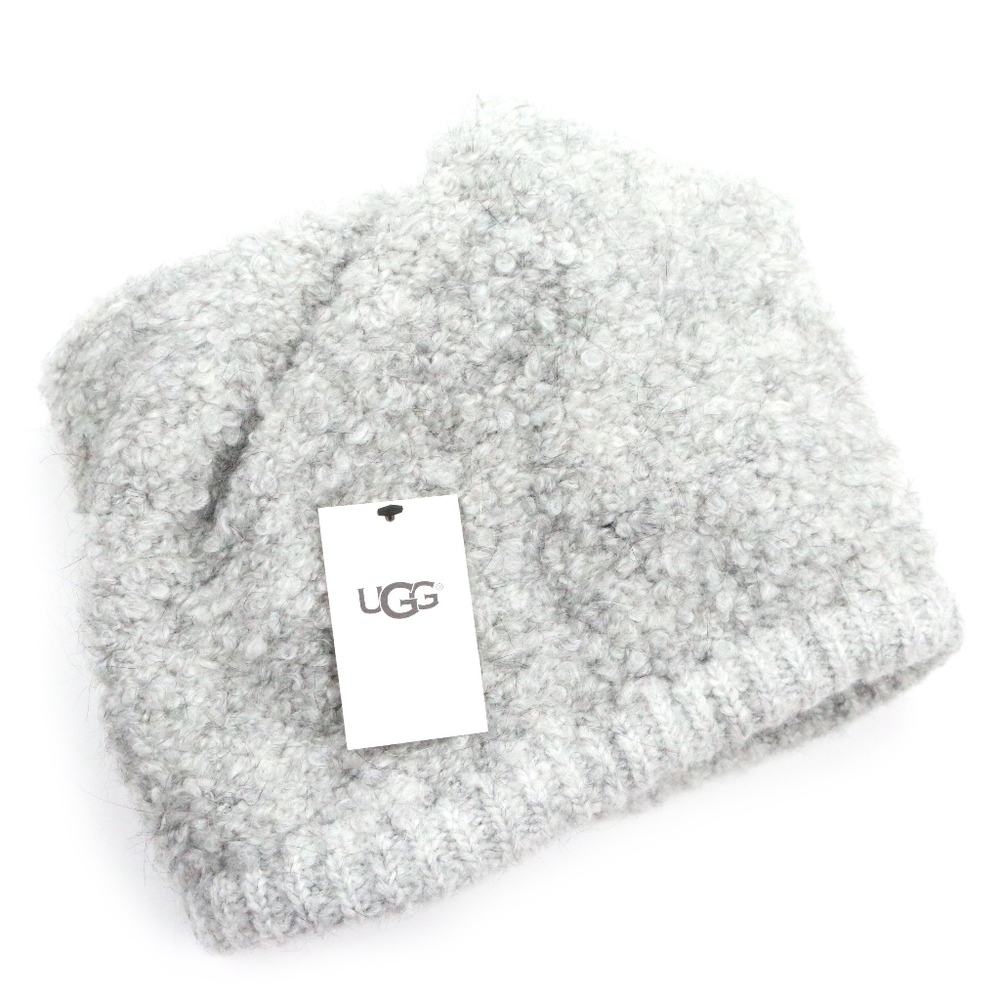 UGG Solid Lofty Snood Mohair Wool Neck Scarf NEW! - Picture 3 of 6